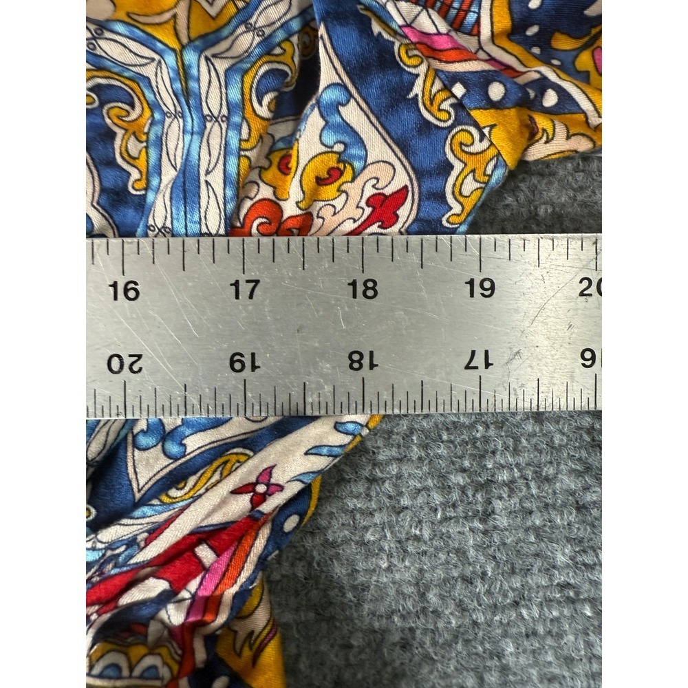 Haute Hippie Style Top & Pants Set Patchwork Print Colorful Medium - Picture 5 of 16